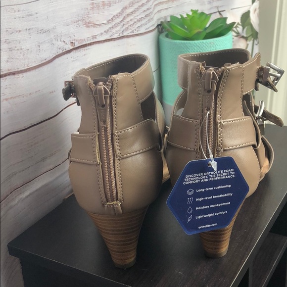 Croft & Barrow ortholite wedge sandals - Picture 4 of 6